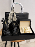 Chrisbella Handbag, Zara Heels & Watch Gift Set | Luxury Gift Box for Her Abuja & Lagos