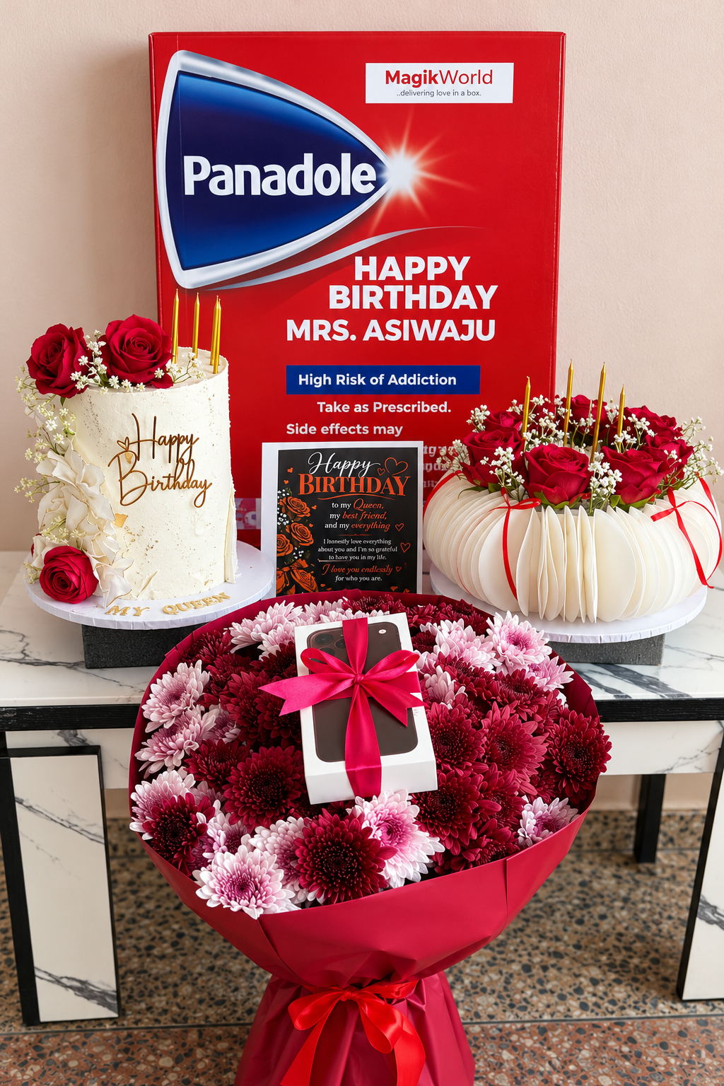 Luxury Birthday Surprise Package in Lagos & Abuja – Fully Customisable Gift Set without iPhone