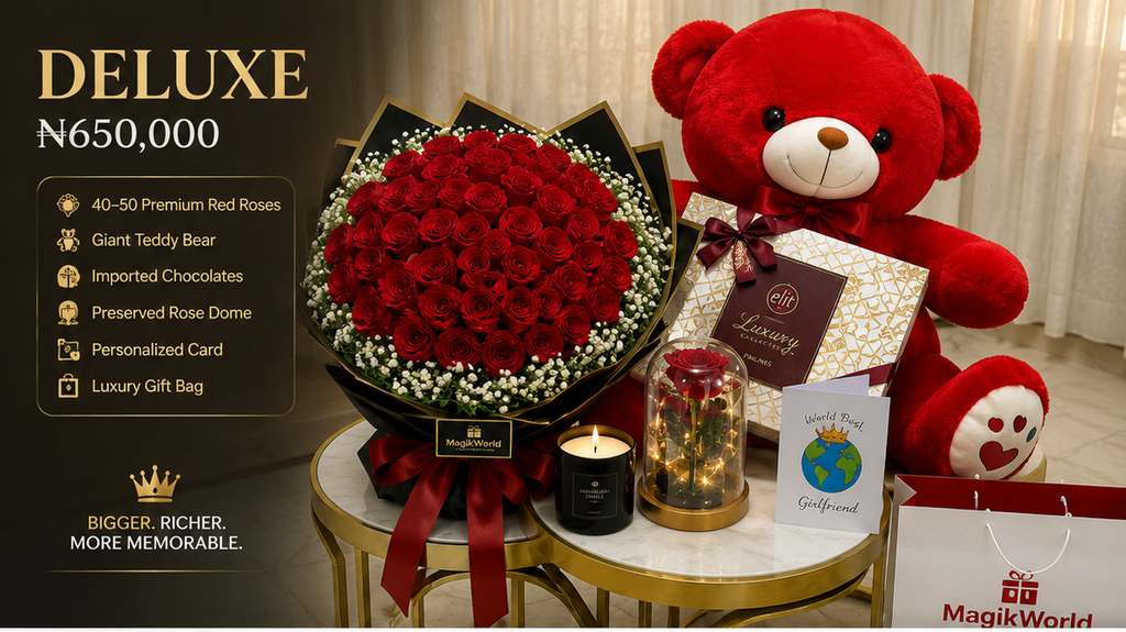 Forever Yours Rose, Teddy & Chocolate Gift Set