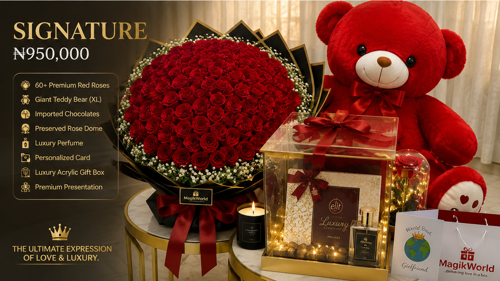 Forever Yours Rose, Teddy & Chocolate Gift Set