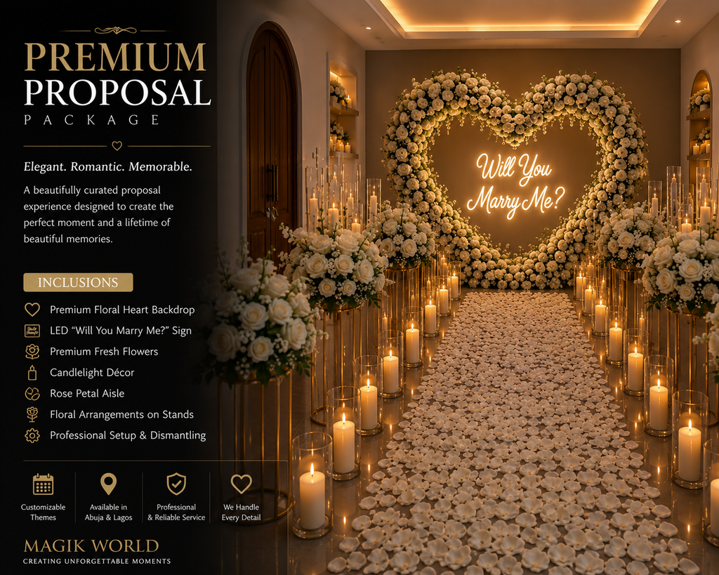 “Will You Marry Me?” Proposal Setup – Premium Engagement Experience