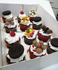 Assorted Gourmet Cupcake Gift Box | Fresh Cupcake Delivery Abuja & Lagos