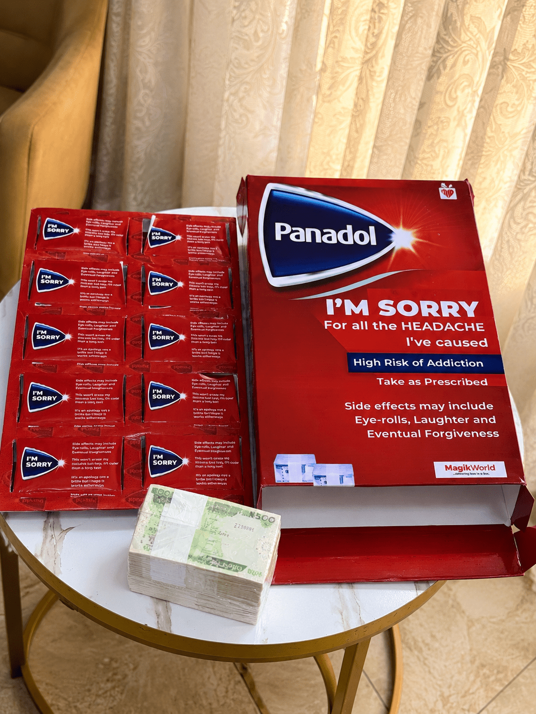 I’m Sorry Apology Gift Box with Cash – Abuja & Lagos - Magikworld Gifts and Surprises