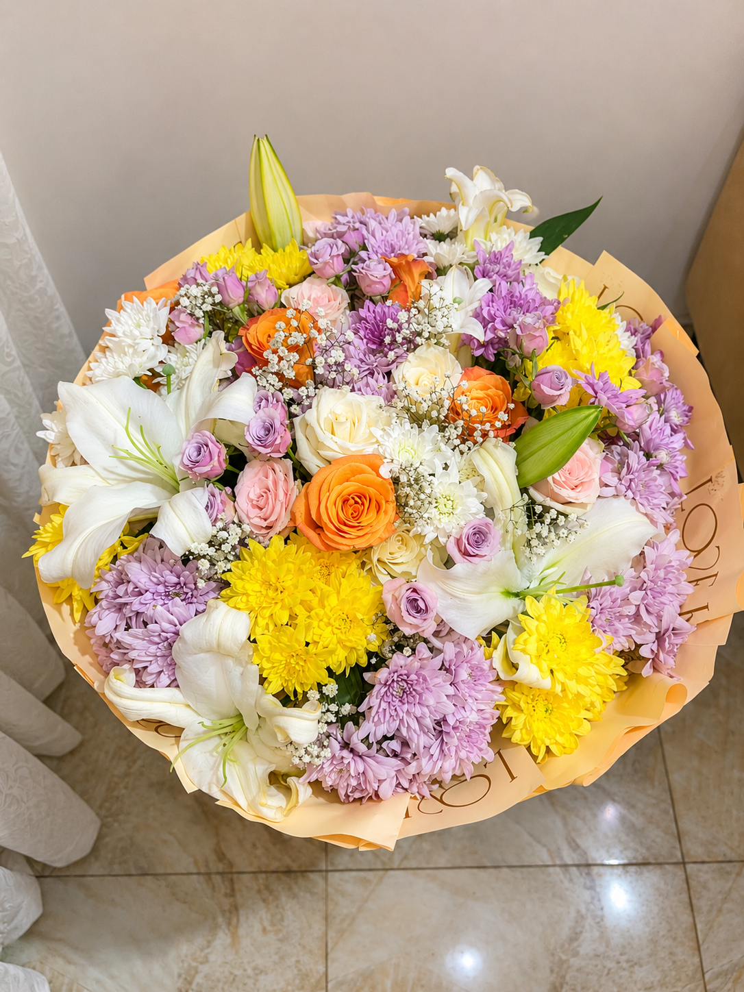 Luxury Mixed Flower Bouquet with Lilies & Roses – Abuja & Lagos - Magikworld Gifts and Surprises