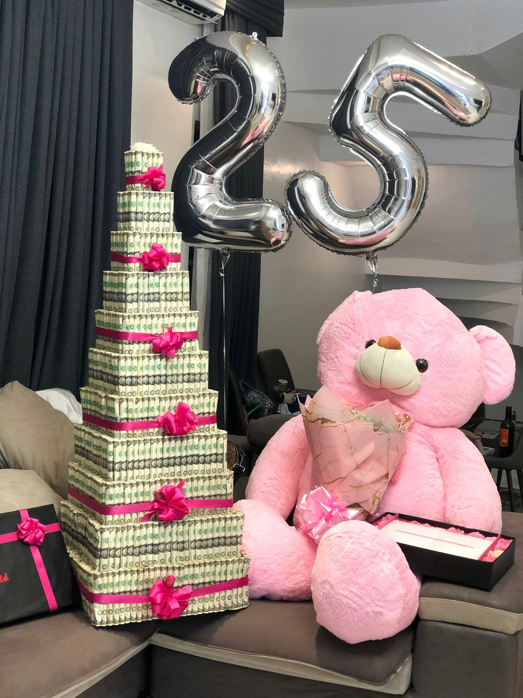 Luxury Money Tower Birthday Surprise Package – Abuja & Lagos - Magikworld Gifts and Surprises