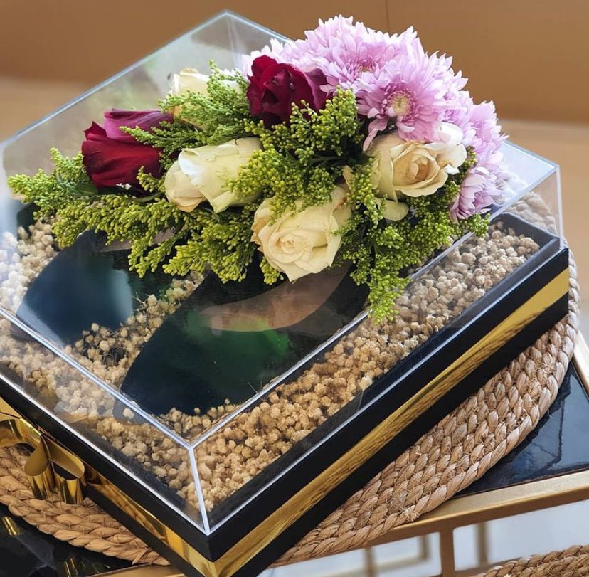 Luxury Shoe Gift Box with Flowers for Her – Abuja & Lagos - Magikworld Gifts and Surprises